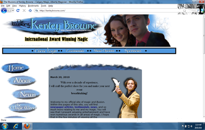 10 Years of Magic with the old KenleyBrowne.com